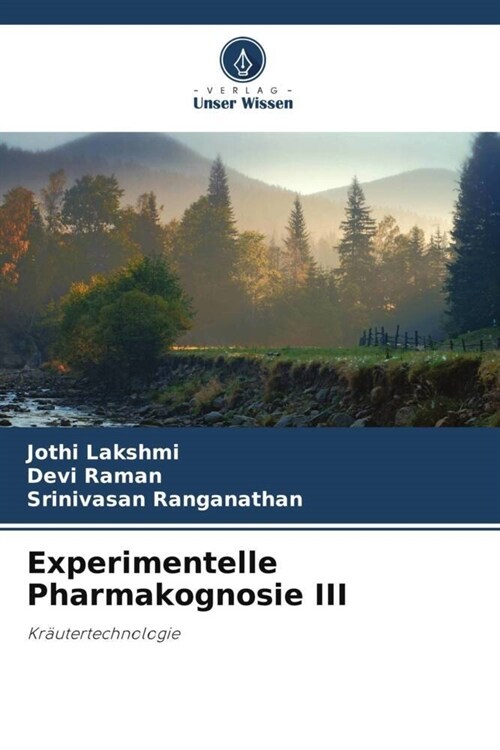 Experimentelle Pharmakognosie III (Paperback)