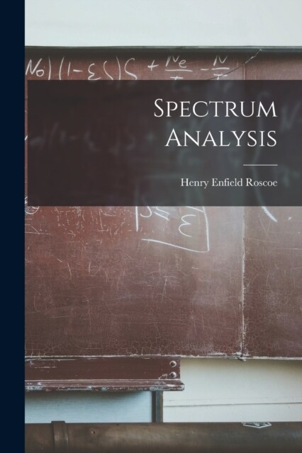 Spectrum Analysis (Paperback)