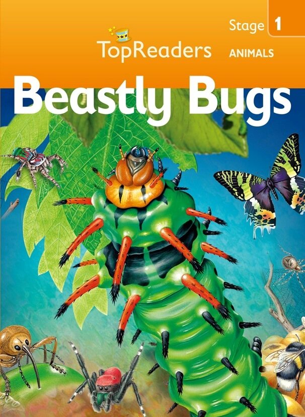 [중고] Top Readers 1-02 : Animals-Beastly Bugs (Paperback)