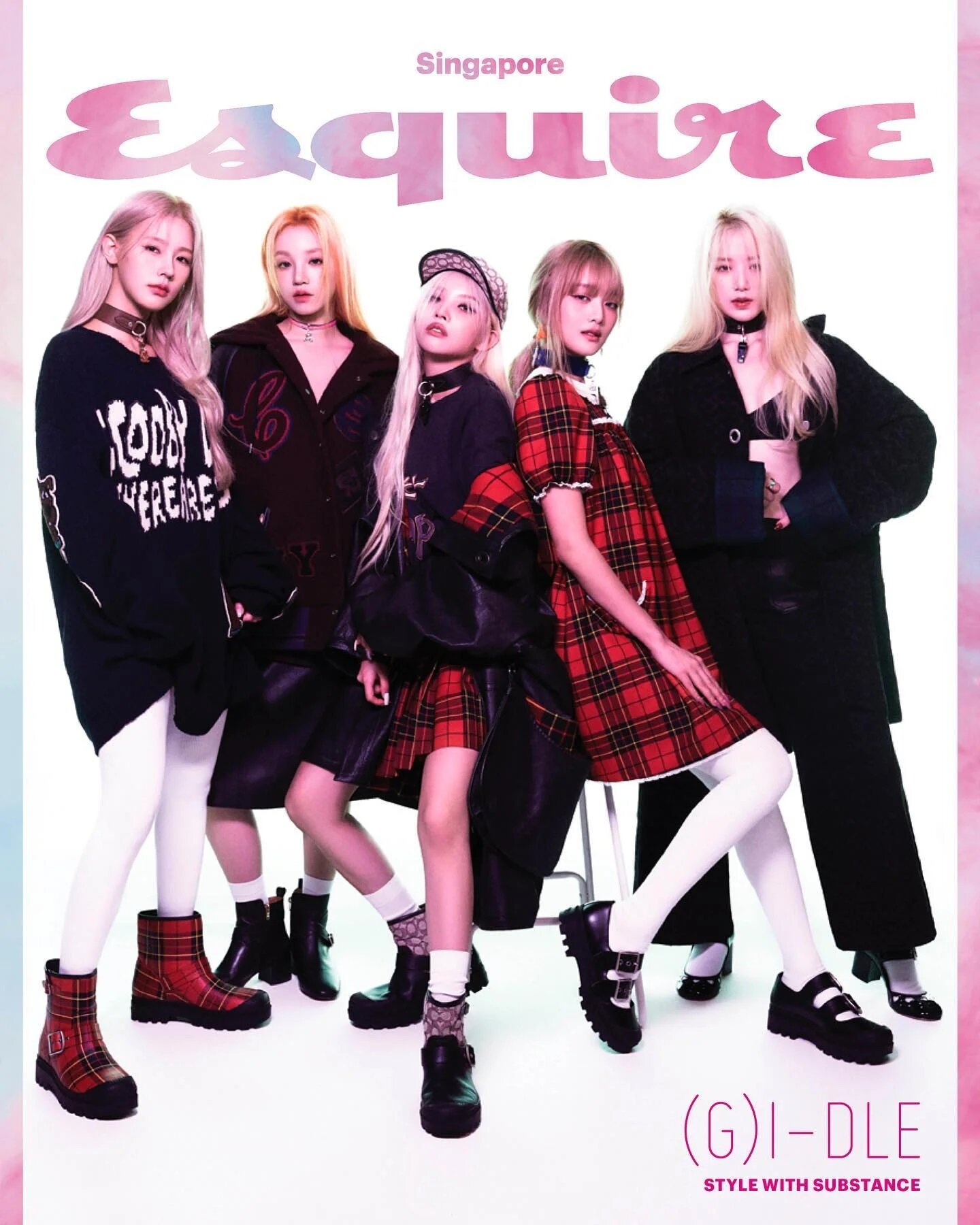 Esquire Singapore 에스콰이어 싱가포르 2022년 12월호 - (여자)아이들 (G)I-DLE