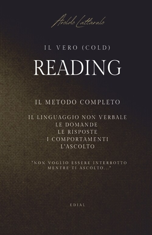 Il Vero (Cold) Reading (Paperback)