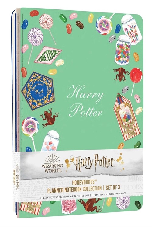 Harry Potter: Honeydukes Planner Notebook Collection (Set of 3): (Harry Potter School Planner School, Harry Potter Gift, Harry Potter Stationery, Unda (Paperback)