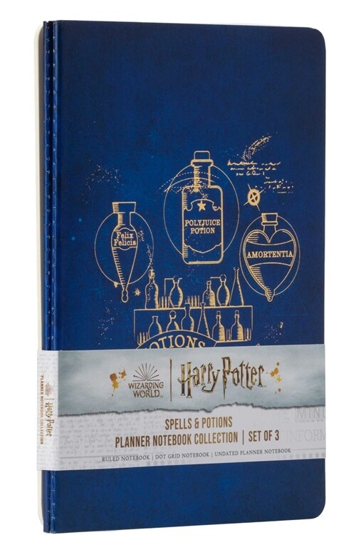Harry Potter: Spells and Potions Planner Notebook Collection (Set of 3): (Harry Potter School Planner School, Harry Potter Gift, Harry Potter Statione (Paperback)