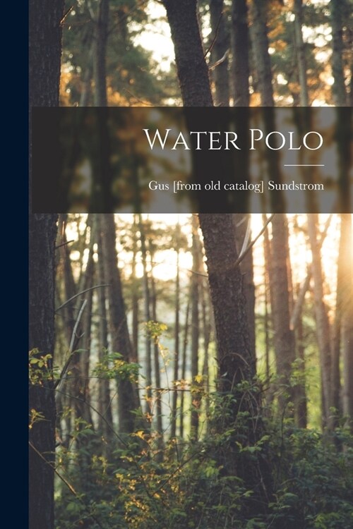 Water Polo (Paperback)