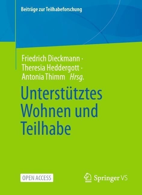 Unterst?ztes Wohnen Und Teilhabe (Paperback, 1. Aufl. 2024)