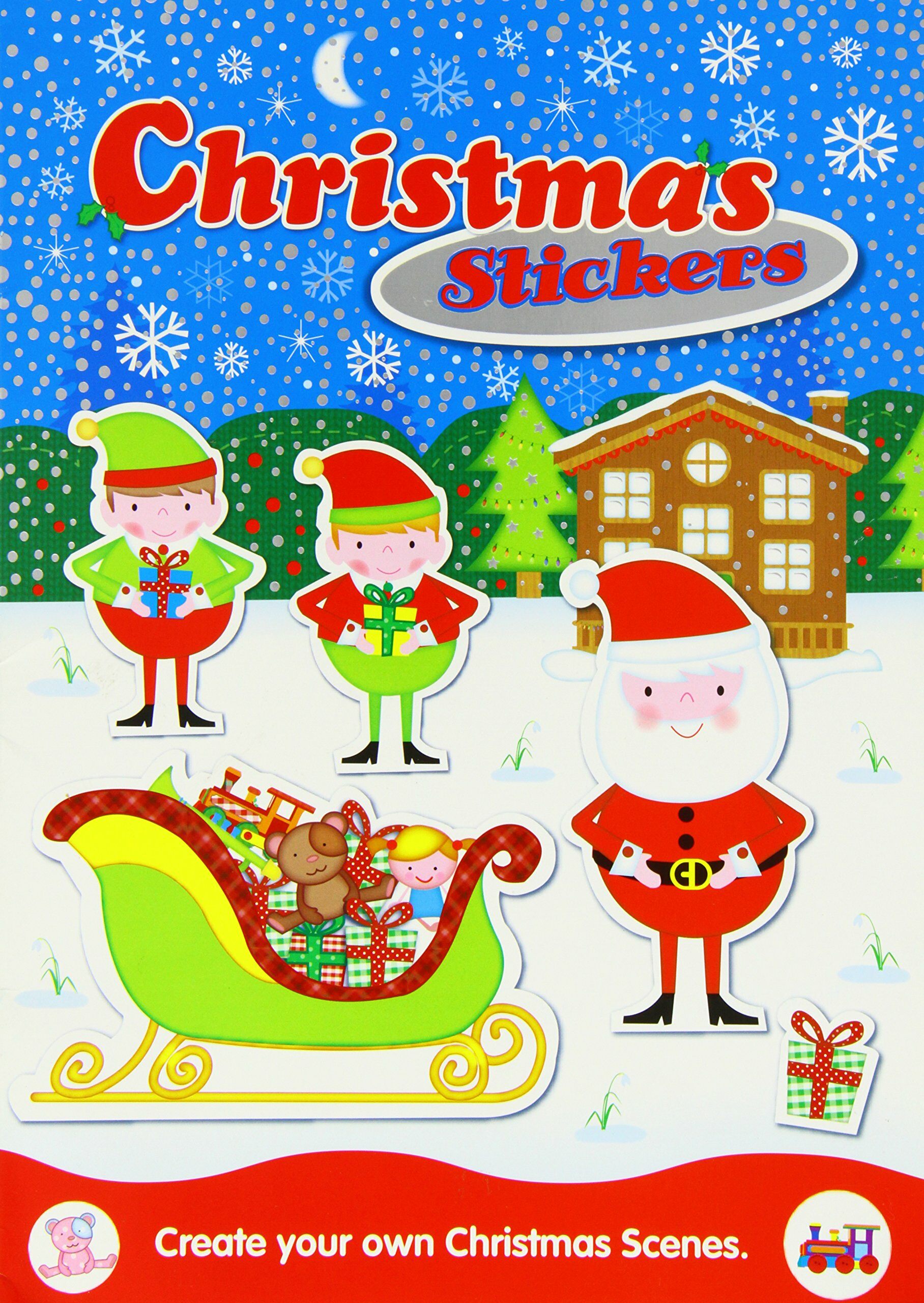 Christmas Stickers Create Your Own Xmas Scenes (Paperback)