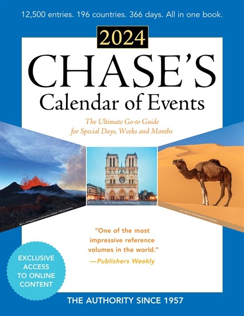 Chases Calendar of Events 2024: The Ultimate Go-To Guide for Special Days, Weeks and Months (Paperback, 67)