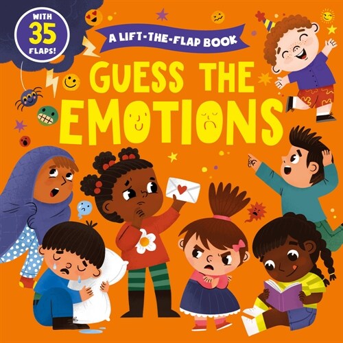 Guess the Emotions: A Lift-The-Flap Book with 35 Flaps! (Board Books)