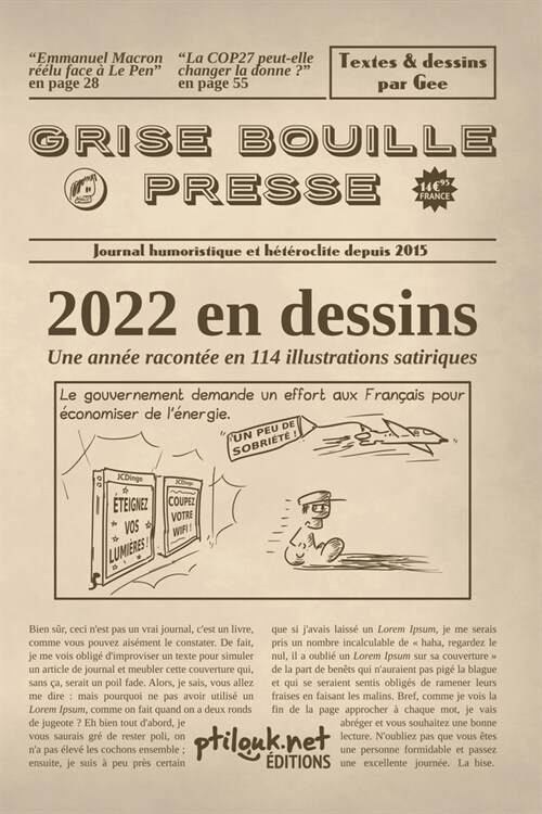 2022 en dessins: Grise Bouille Presse (Paperback)