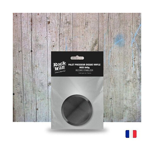 [수입] [LP 용품][프랑스산] 블랙 바이닐 레코드 스태빌라이저 (스테인리스 스틸 제품)