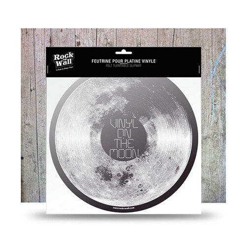 [수입] [LP 용품][유럽산] 바이닐 레코드 턴테이블 매트 - 달 (Moon)