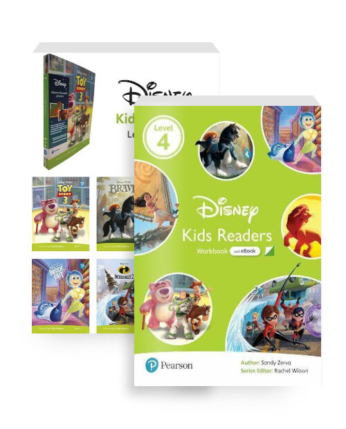 [세트] Disney Kids Readers Level 4 Pack + Workbook