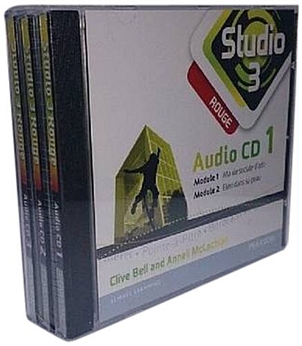 Studio 3 Rouge Audio CDs (pack of 3) (11-14 French) (Hardcover)