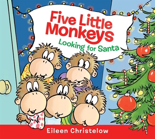 Five Little Monkeys Looking for Santa Board Book (Board Books)