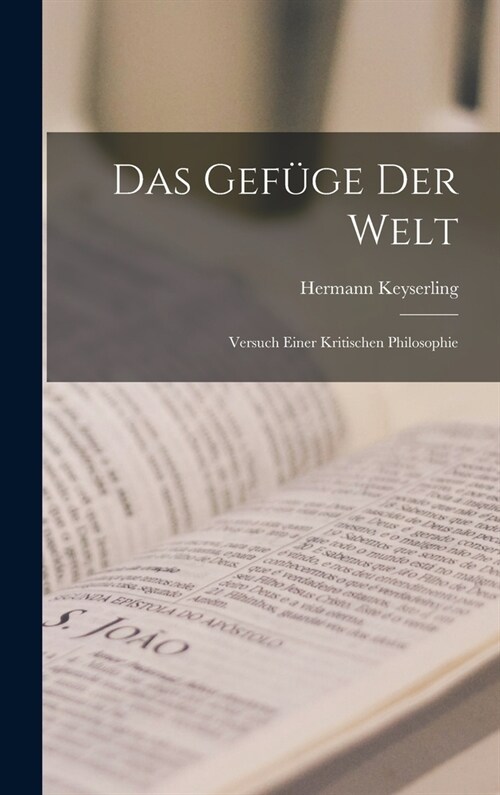 Das Gef?e Der Welt: Versuch Einer Kritischen Philosophie (Hardcover)