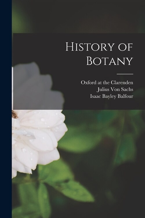 History of Botany (Paperback)