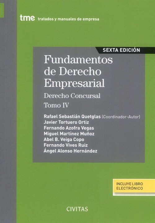 FUNDAMENTOS DE DERECHO EMPRESARIAL IV DERECHO CONCURSAL (Book)