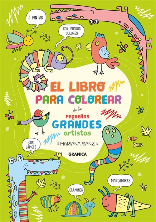Libro Para Colorear De Los Peque?s Grandes Artistas (Paperback)