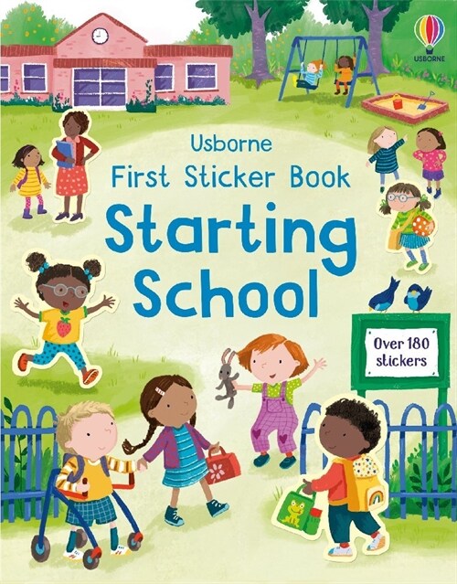 First Sticker Book Starting School : A First Day of School Book for Children (Paperback)