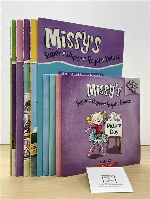 [중고] Missy‘s Super Duper Royal Deluxe #1~4 Set (Paperback 4권 + CD 4장 + Wordbook)