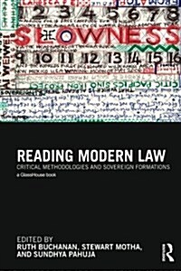 Reading Modern Law : Critical Methodologies and Sovereign Formations (Paperback)