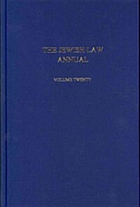 Jewish Law Annual Volume 20 (Hardcover)