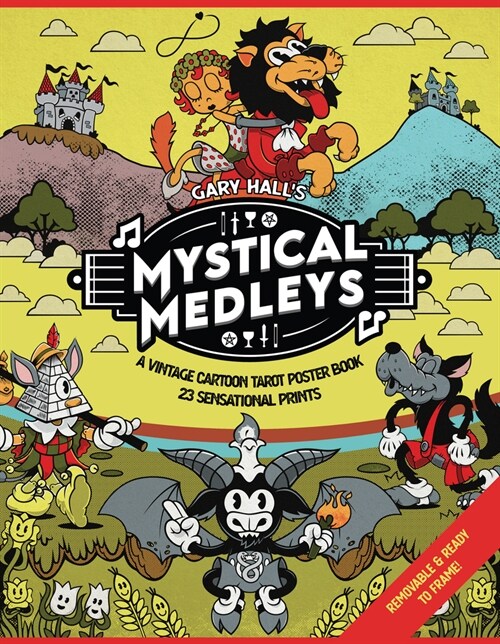 Mystical Medleys: A Vintage Cartoon Tarot Poster Book (Paperback)