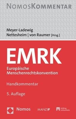 Emrk Europaische Menschenrechtskonvention: Handkommentar (Hardcover, 5)