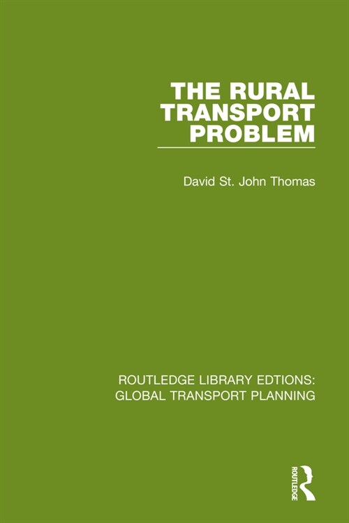 The Rural Transport Problem (Paperback)