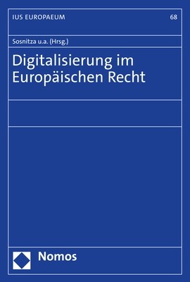 Digitalisierung Im Europaischen Recht (Paperback)