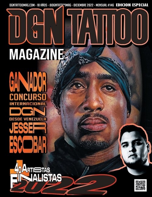 DGN Tattoo Magazine JESSER ESCOBAR GANADOR CONCURSO INTERNACIONAL (Paperback)