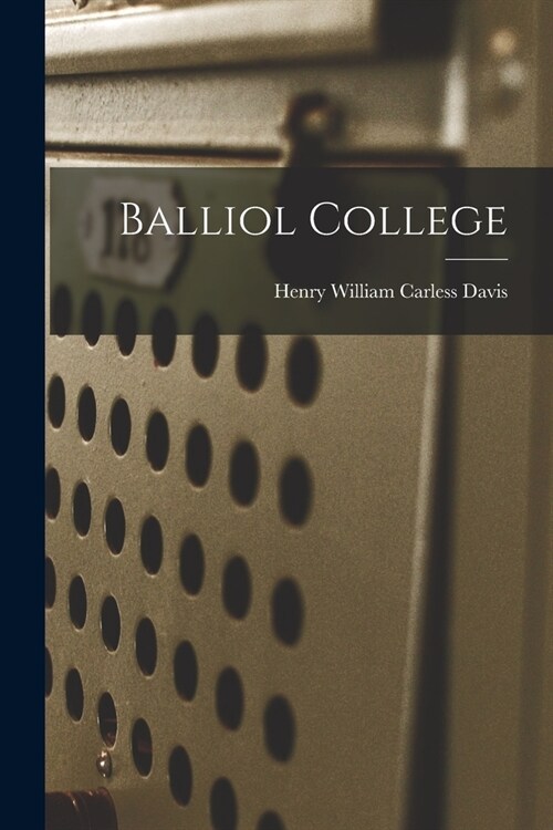Balliol College (Paperback)