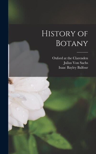 History of Botany (Hardcover)