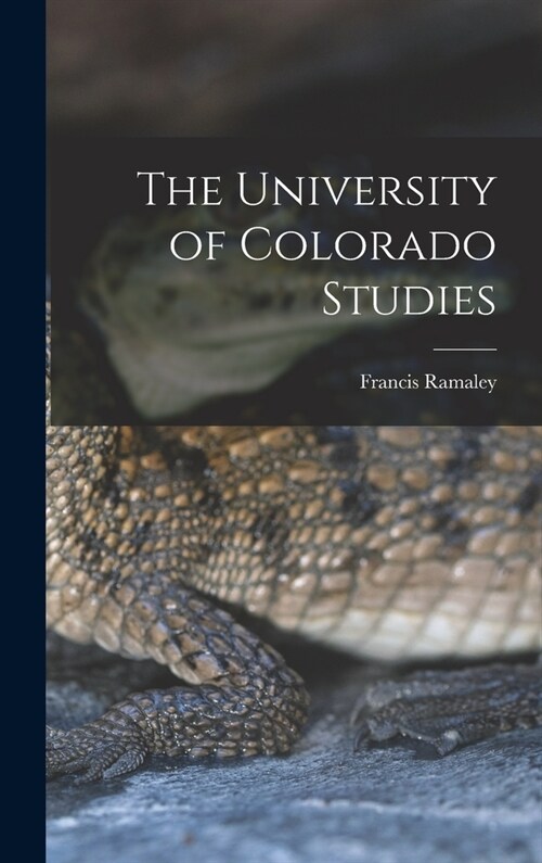 The University of Colorado Studies (Hardcover)