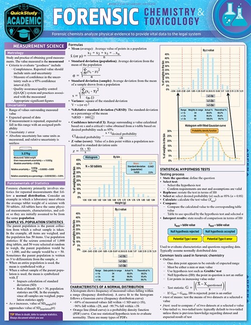 Forensic Chemistry & Toxicology: A Quickstudy Laminated Reference Guide (Other, First Edition)