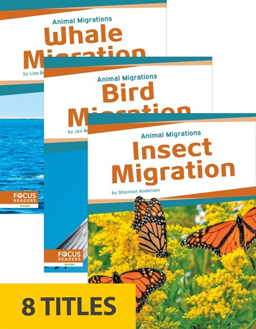Animal Migrations (Set of 8) (Paperback)