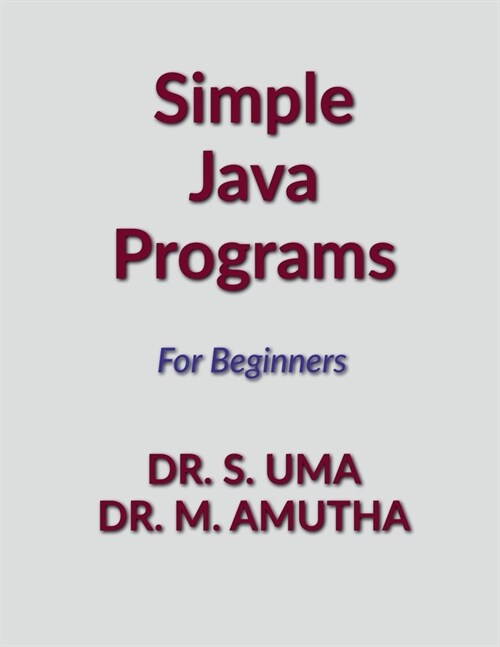 Simple Java Programs (Paperback)