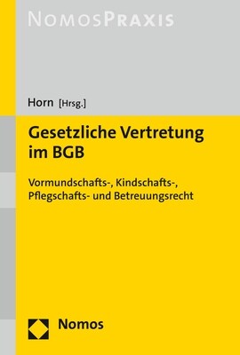 Gesetzliche Vertretung Im Bgb: Vormundschafts-, Kindschafts-, Pflegschafts- Und Betreuungsrecht (Paperback)