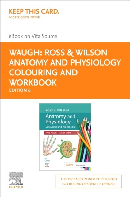 Ross & Wilson Anatomy and Physiology Colouring and Workbook - Elsevier E-Book on Vitalsource (Retail Access Card) (Hardcover, 6)