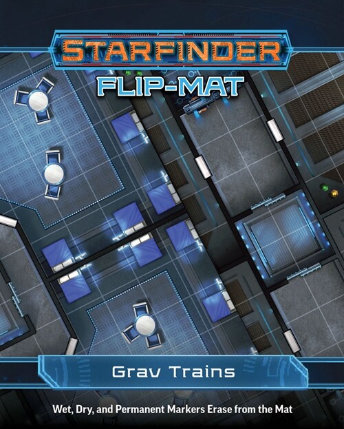 Starfinder Flip-Mat: Grav Trains (Paperback)