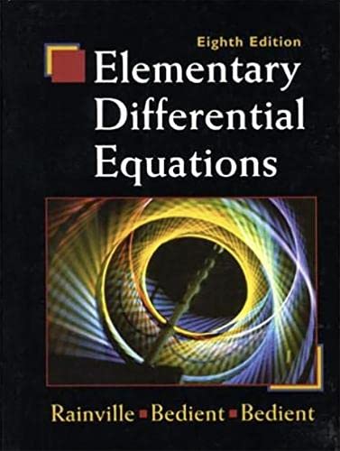 Elementary Differential Equations (Paperback, 8 ed)