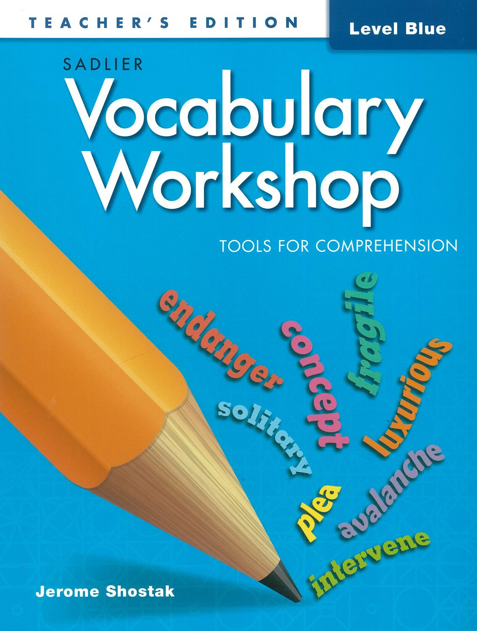 Vocabulary Workshop Tools for Comprehension Teachers Edition Blue(G-5)
