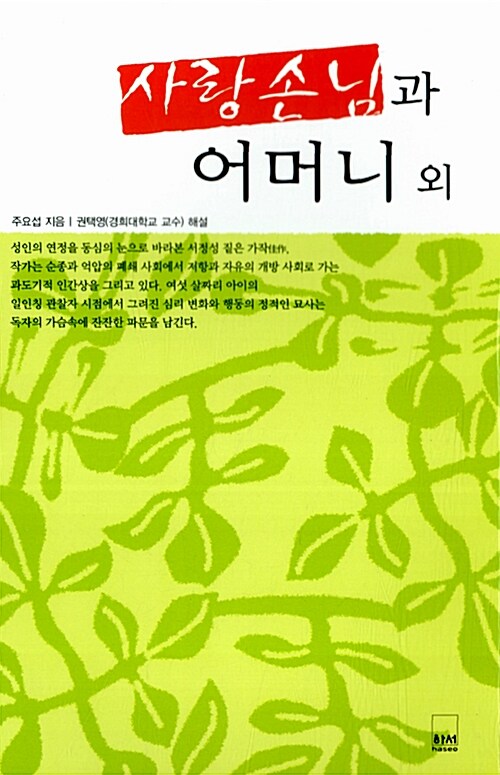 사랑 손님과 어머니 외