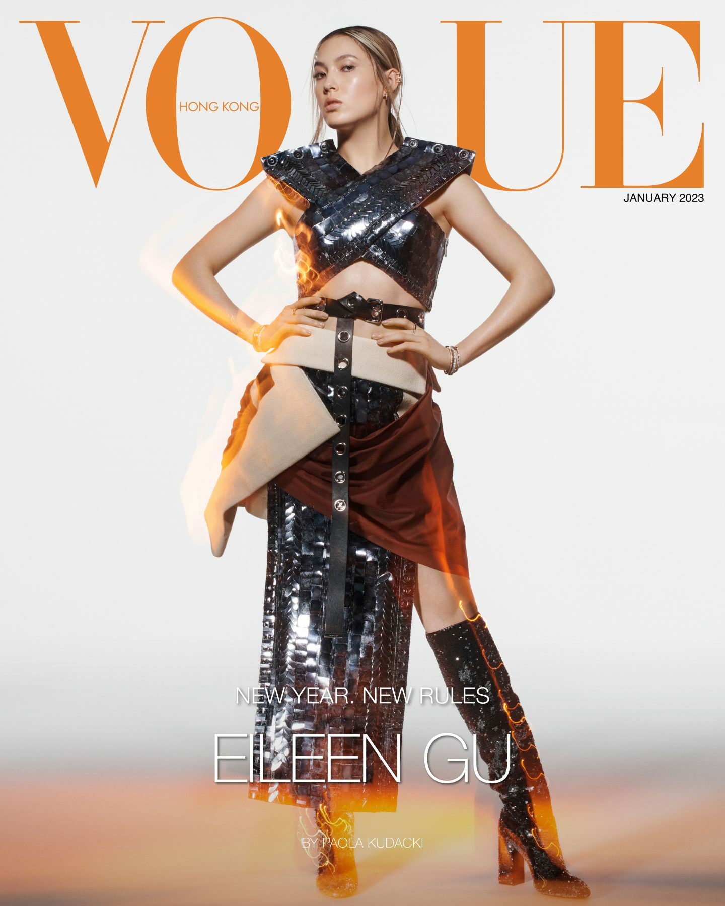 [B형] VOGUE Hong Kong 보그 홍콩(월간) 2023년 1월호 - Eileen Gu