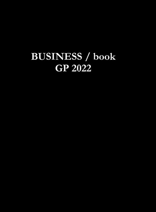 Business Book GP 2022 (paper) (Hardcover)