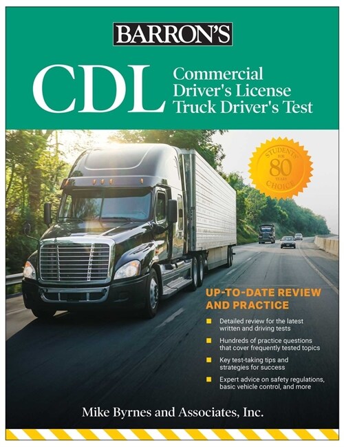 CDL: Commercial Drivers License Truck Drivers Test, Fifth Edition: Comprehensive Subject Review + Practice (Paperback, 5)
