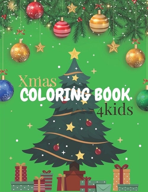 Xmas Coloring book 4kids (Paperback)