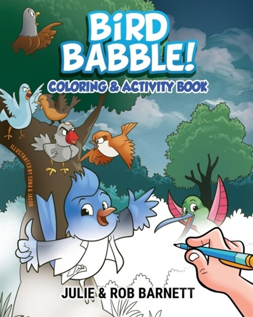 Bird Babble Coloring and Activity Book (Paperback)