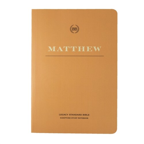 Lsb Scripture Study Notebook: Matthew (Paperback)