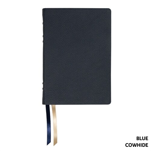 Lsb Inside Column Reference, Paste-Down, Blue Cowhide (Leather)